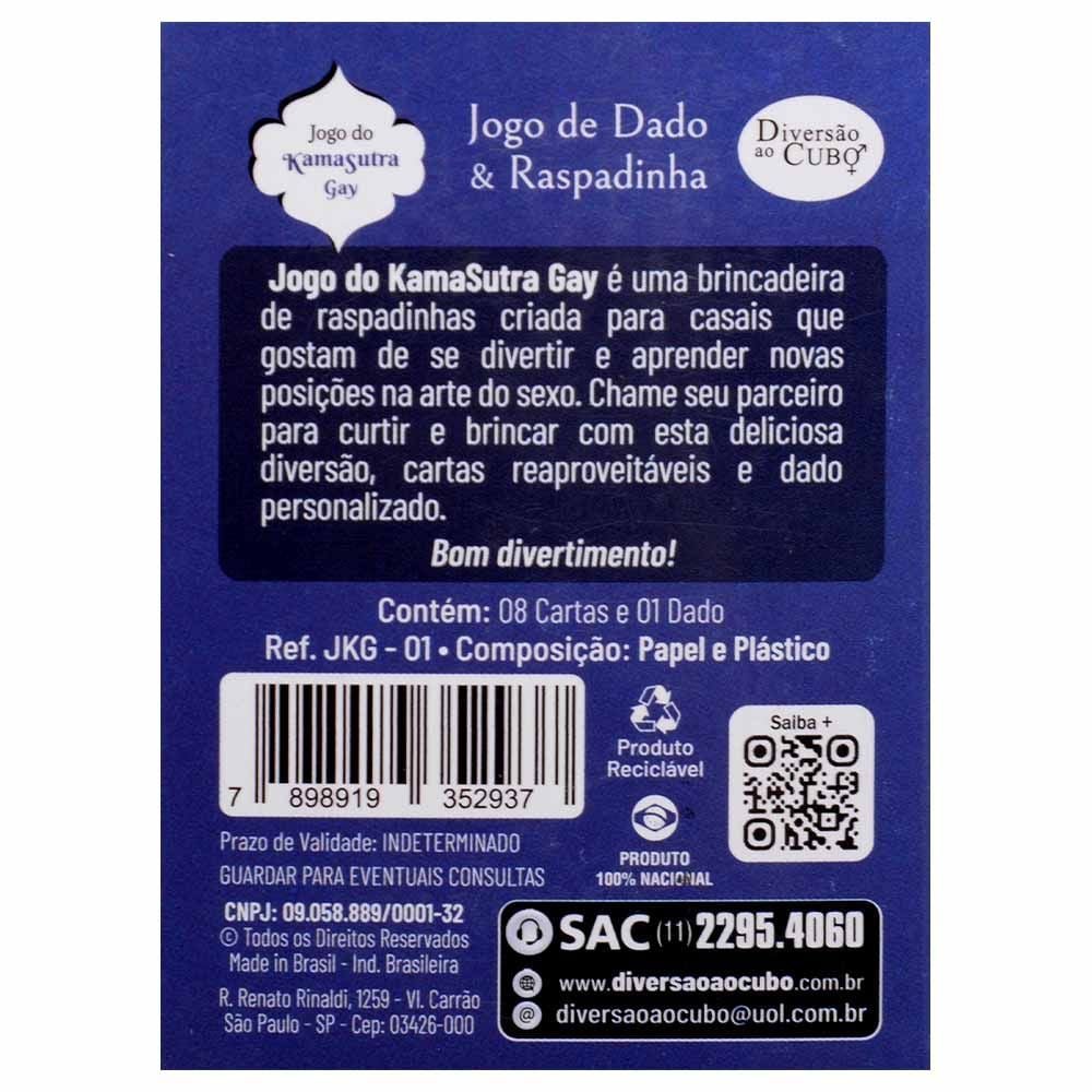 Jogo Raspadinha Kamasutra Gay Diversão Ao Cubo