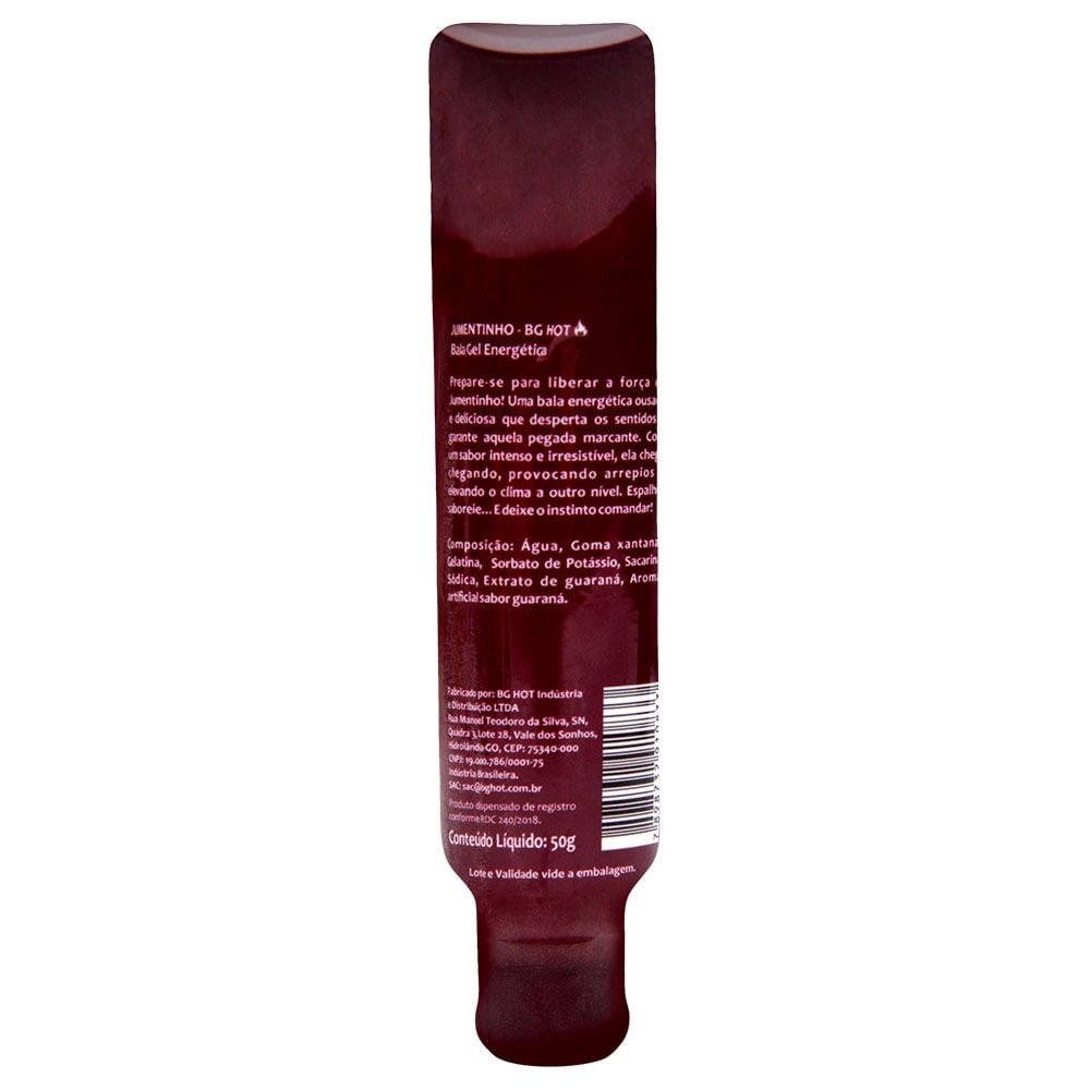 Jumentinho Gel Energy Beijável 50g Banho De Gata
