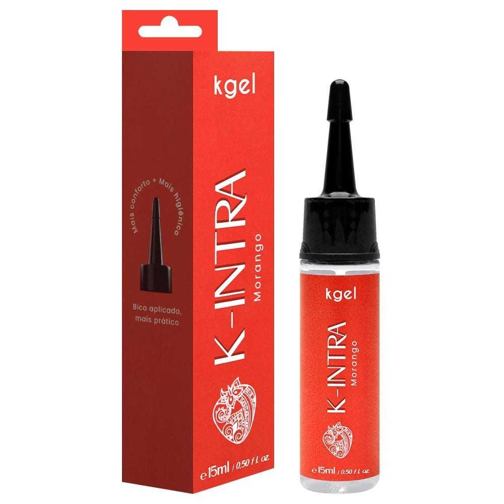 K–intra Lubrificante Aroma Morango 15ml Kgel