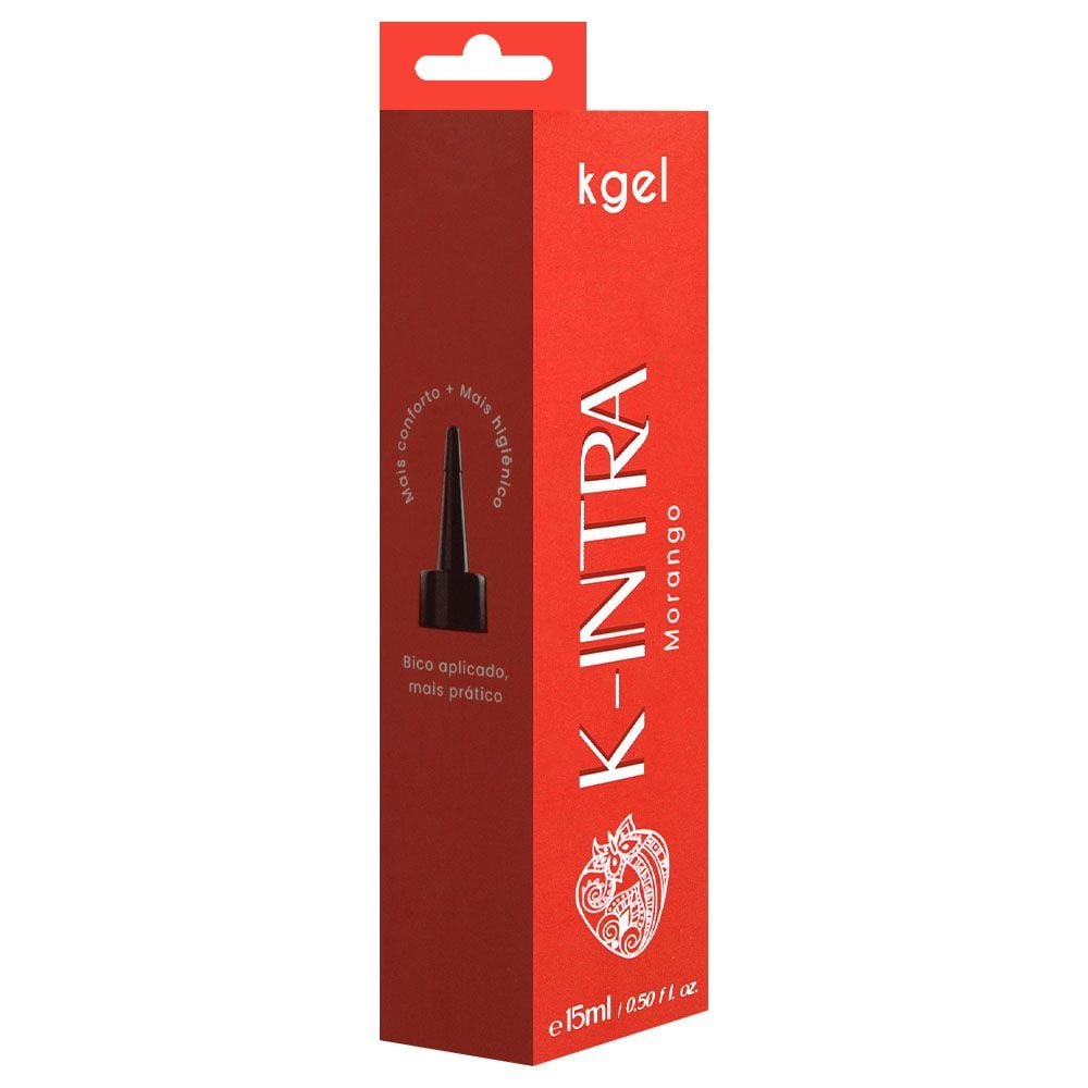 K–intra Lubrificante Aroma Morango 15ml Kgel