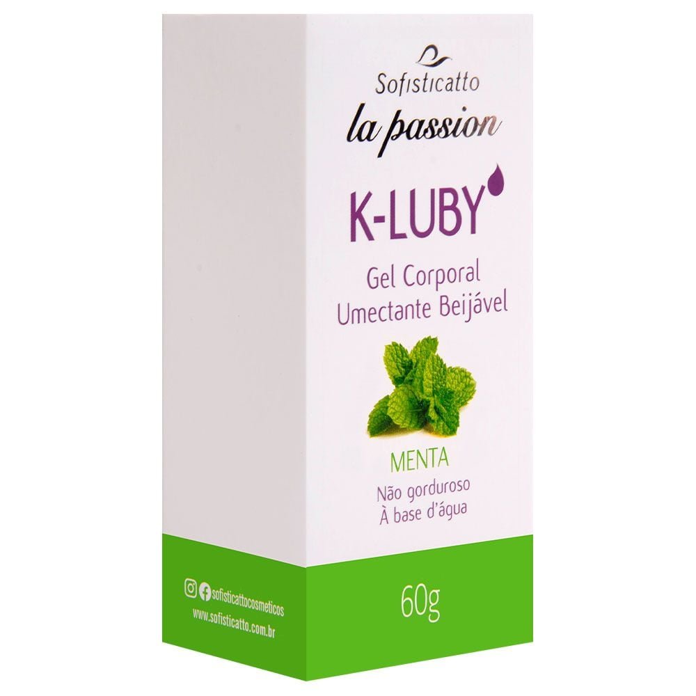 K-luby Gel Umectante Beijável Lubrificante 60g Sofisticatto