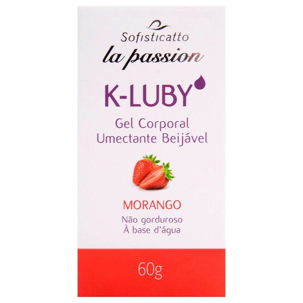 K-luby Gel Umectante Beijável Lubrificante 60g Sofisticatto