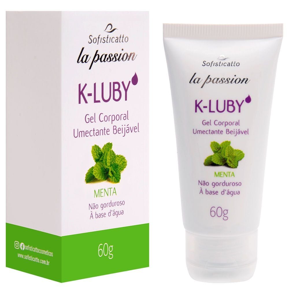 K-luby Gel Umectante Beijável Lubrificante 60g Sofisticatto