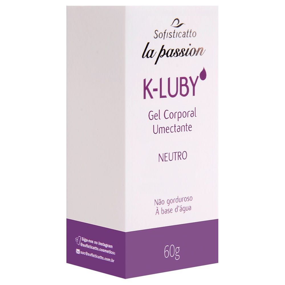 K-luby Gel Umectante Lubrificante 60g Sofisticatto