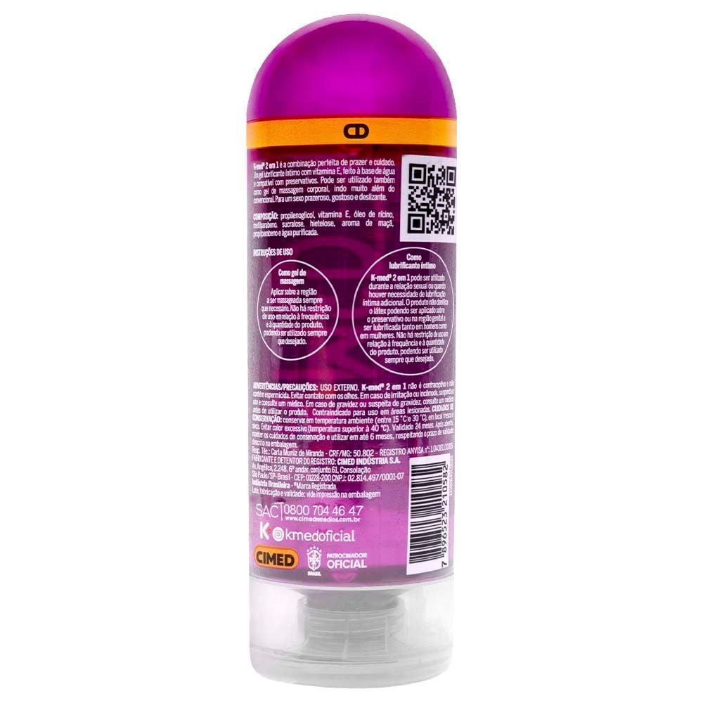 K-med Joy 2 Em 1 Lubrificante íntimo 203g Cimed