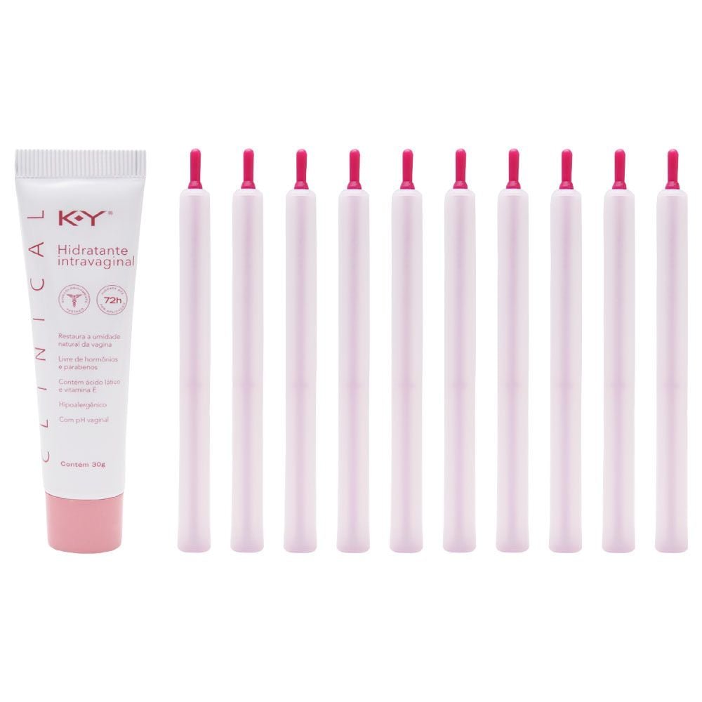 K-y Hidratante Vaginal 30g 10 Aplicadores Ky