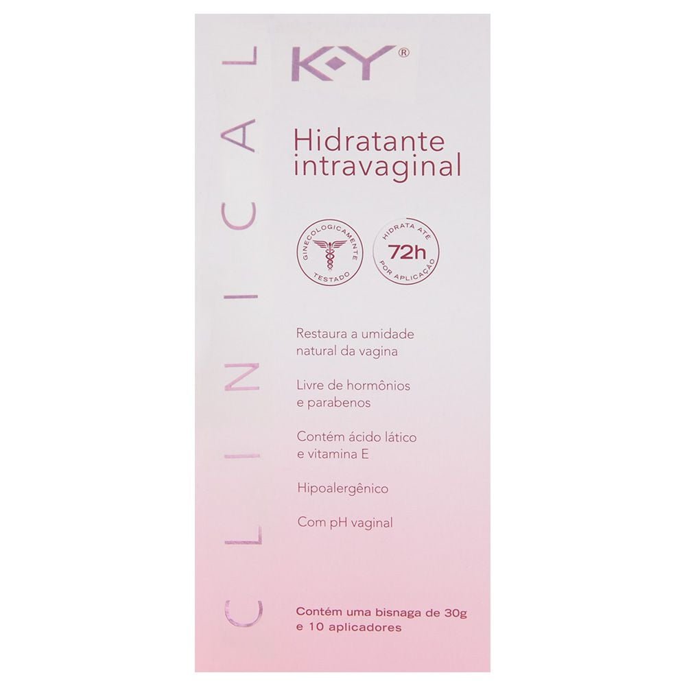 K-y Hidratante Vaginal 30g 10 Aplicadores Ky