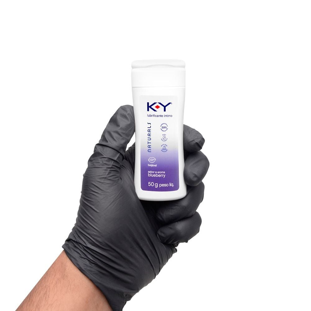 K-y Naturals Lubrificante Beijável Blueberry 50g Ky