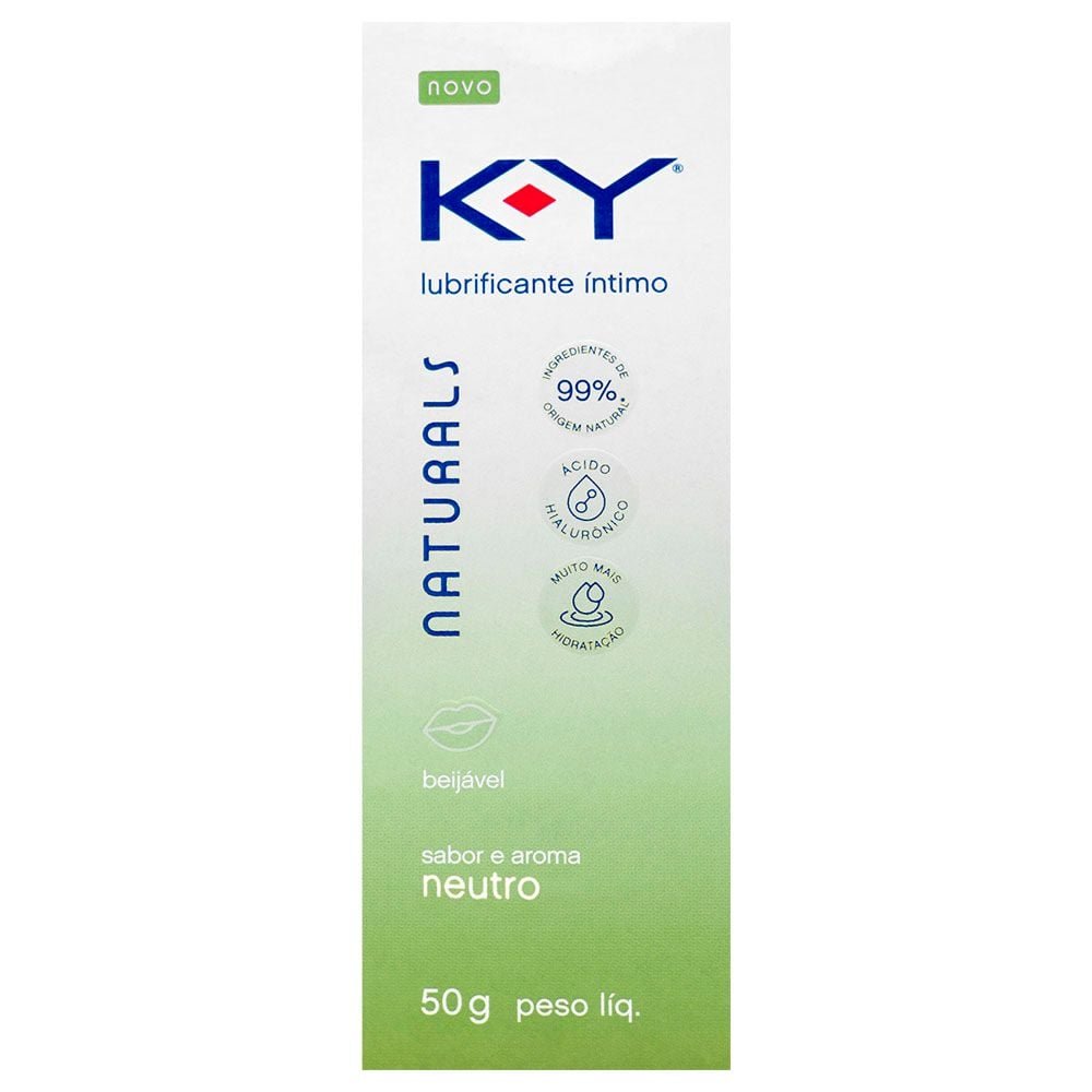 K-y Naturals Lubrificante Beijável Neutro 50g Ky