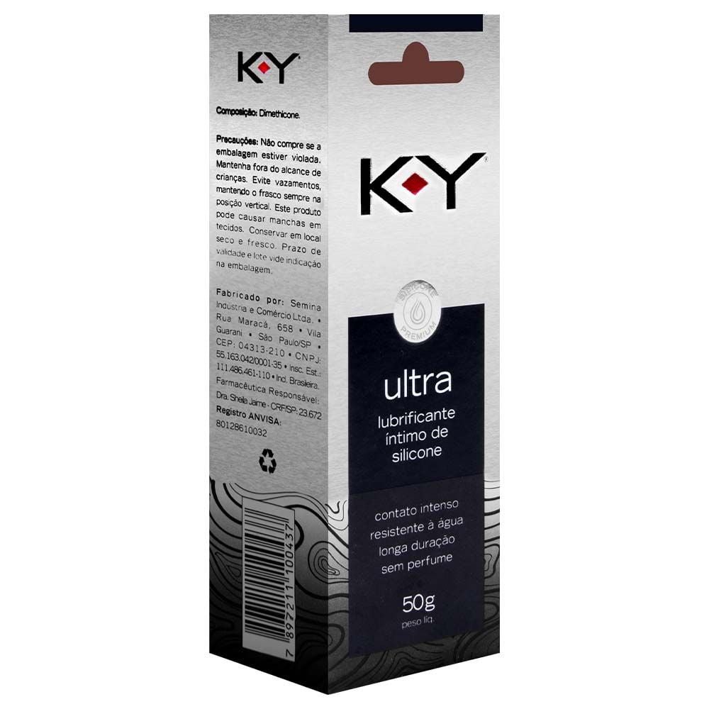 K-y Ultra Lubrificante íntimo Silicone 50g Ky