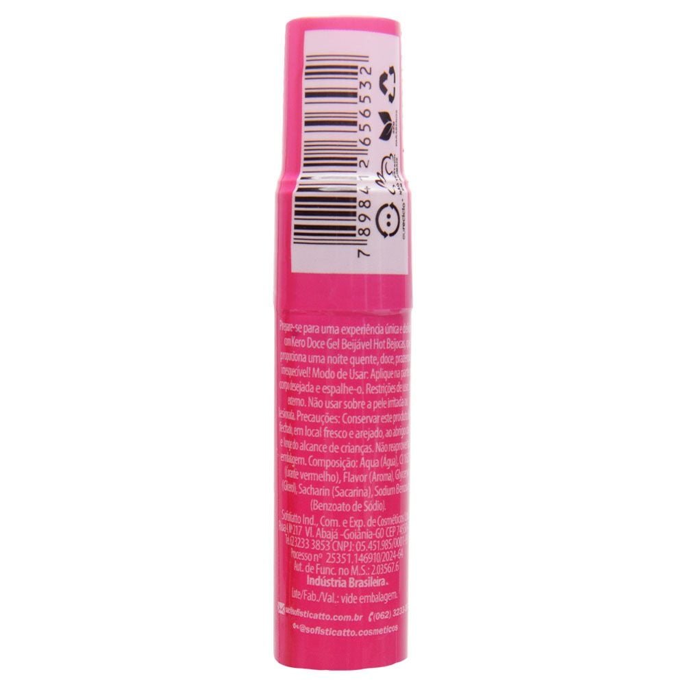 Kero Doce Gel Comestível Hot 15g Sofisticatto