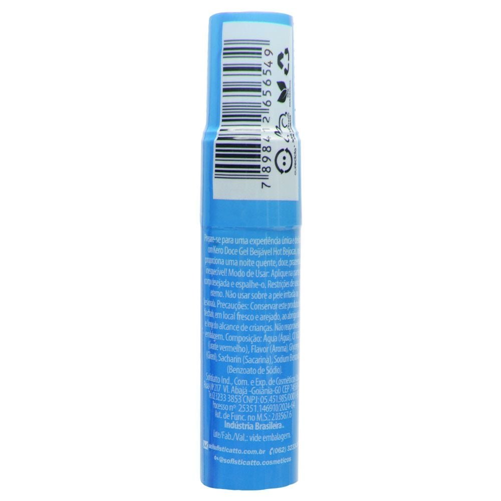 Kero Doce Gel Comestível Hot 15g Sofisticatto