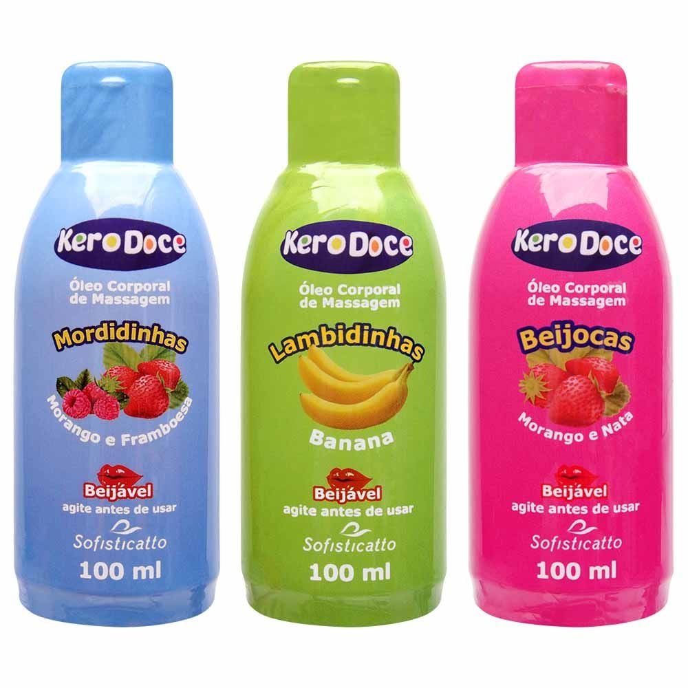 Kero Doce óleo Massagem Beijável 100ml Sofisticatto