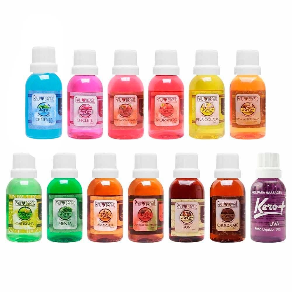 Kero+ Gel Comestível Para Massagem 30g Pau Brasil