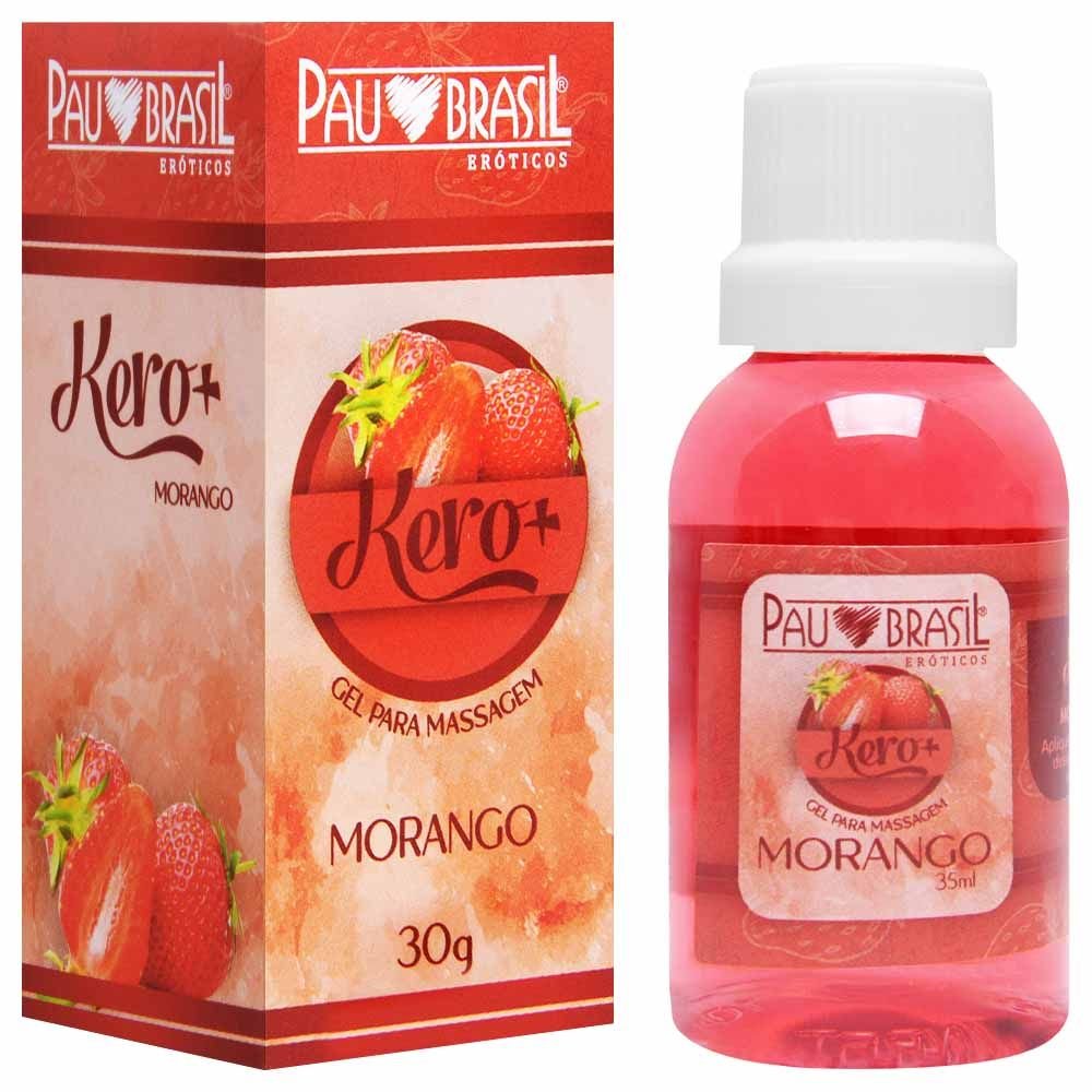 Kero+ Gel Comestível Para Massagem 30g Pau Brasil
