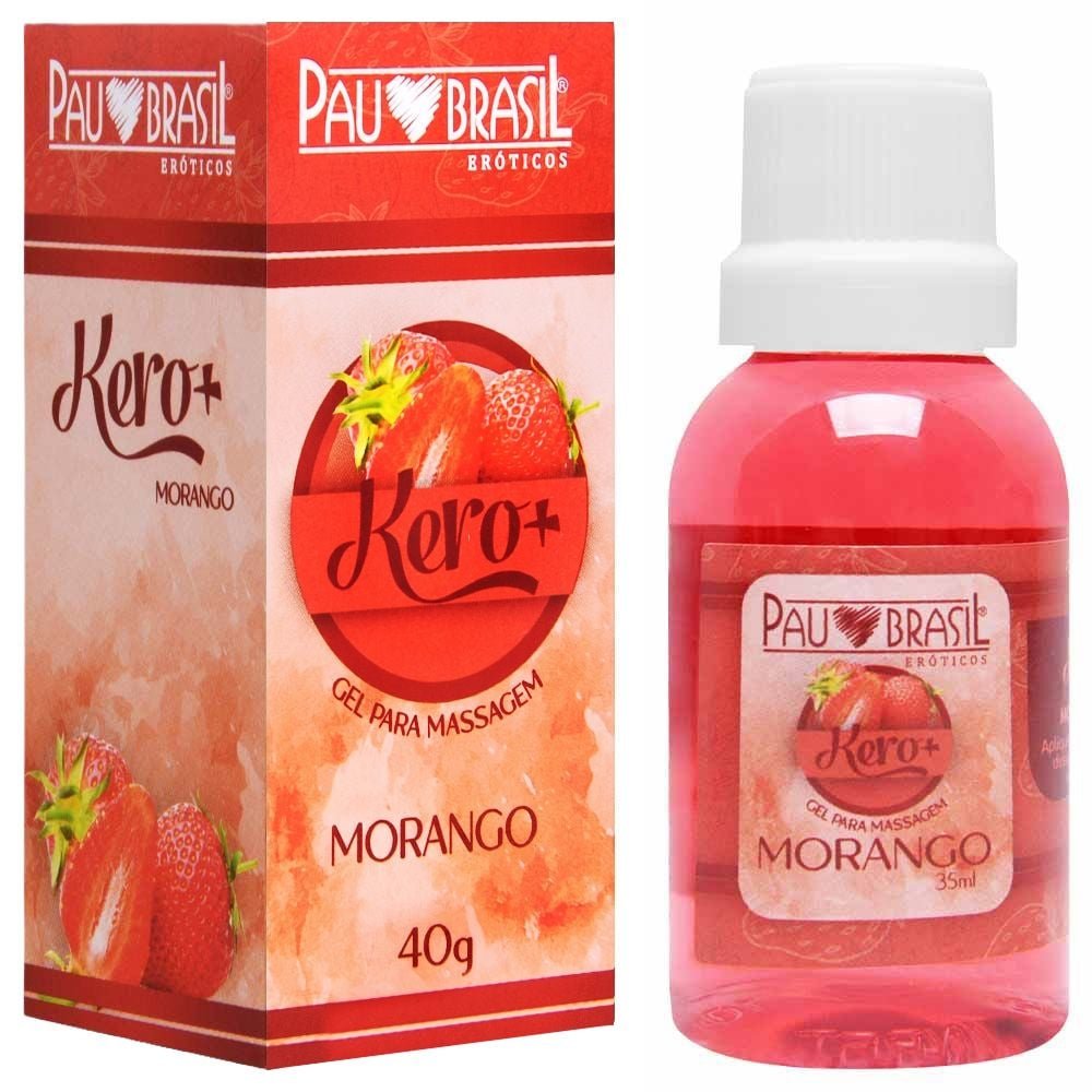 Kero+ Gel Comestível Para Massagem 30g Pau Brasil