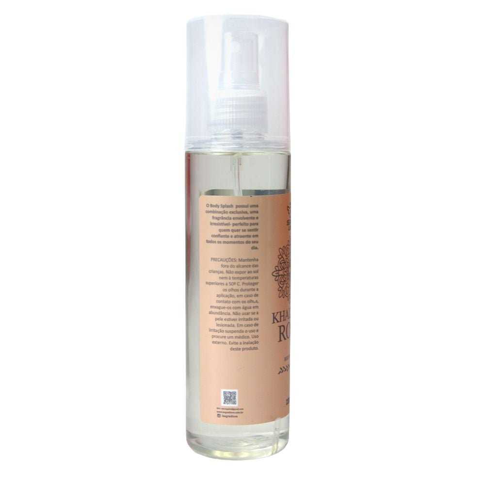 Khalilah Rose Body Splash Feminino 220ml Segred Love