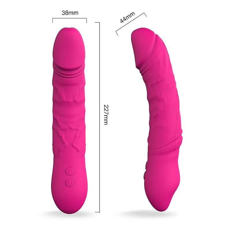 King Vibrador Feminino em Formato de Pênis - S-Hande - Bege