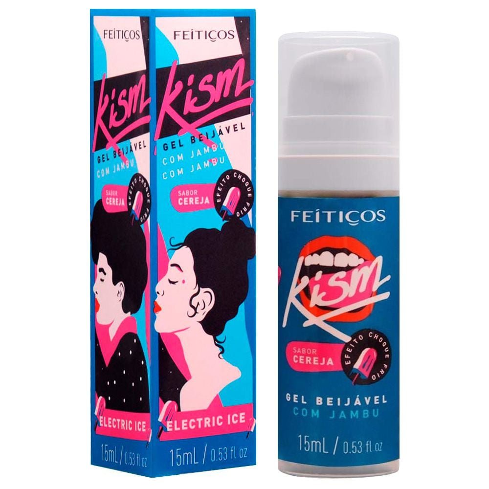 Kism Ice Gel Beijável Com Jambú Electric 15ml Feitiços
