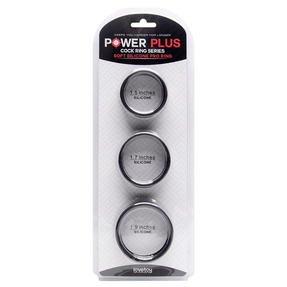 Kit 3 Anéis Power Plus Lovetoy Vipmix