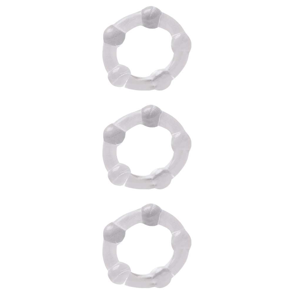 Kit Anel Peniano 3 Unidades 3,7cm Sexy Import