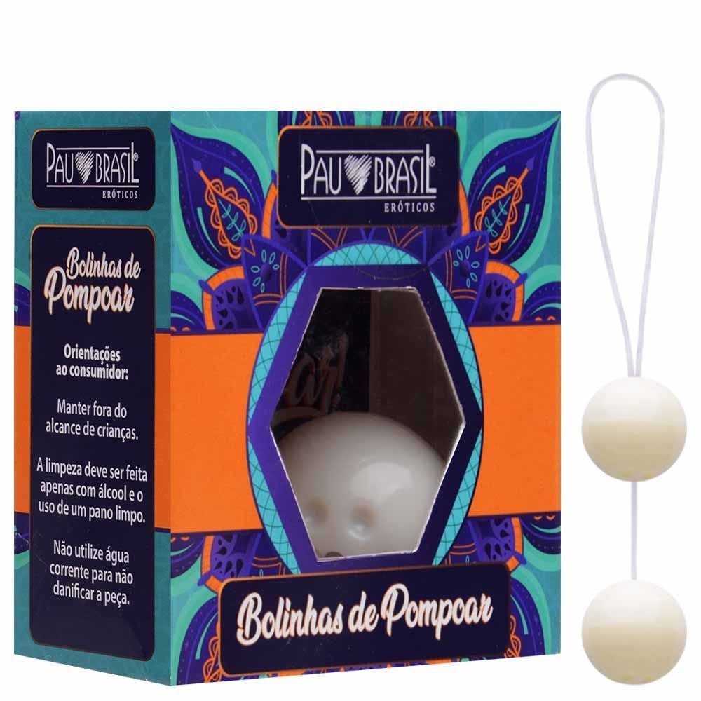 Kit Bolinha De Pompoar 02 Unidades Pau Brasil