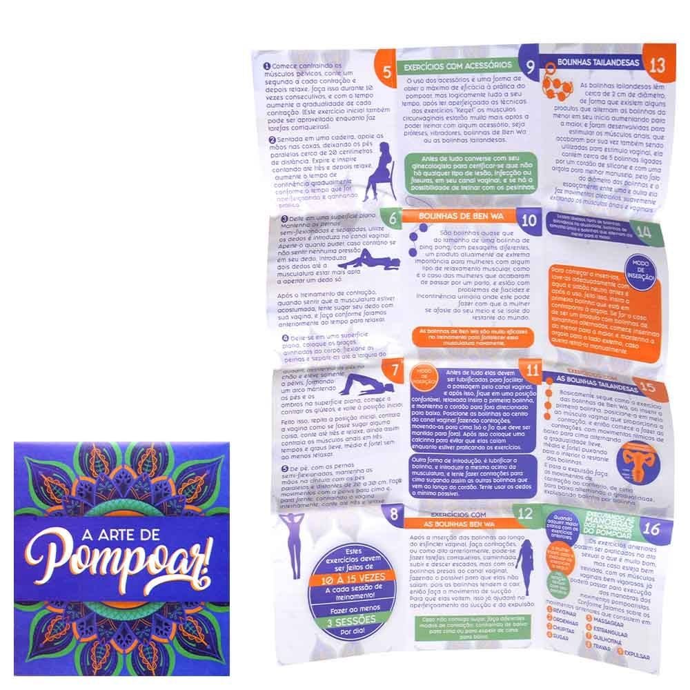 Kit Bolinha De Pompoar 02 Unidades Pau Brasil