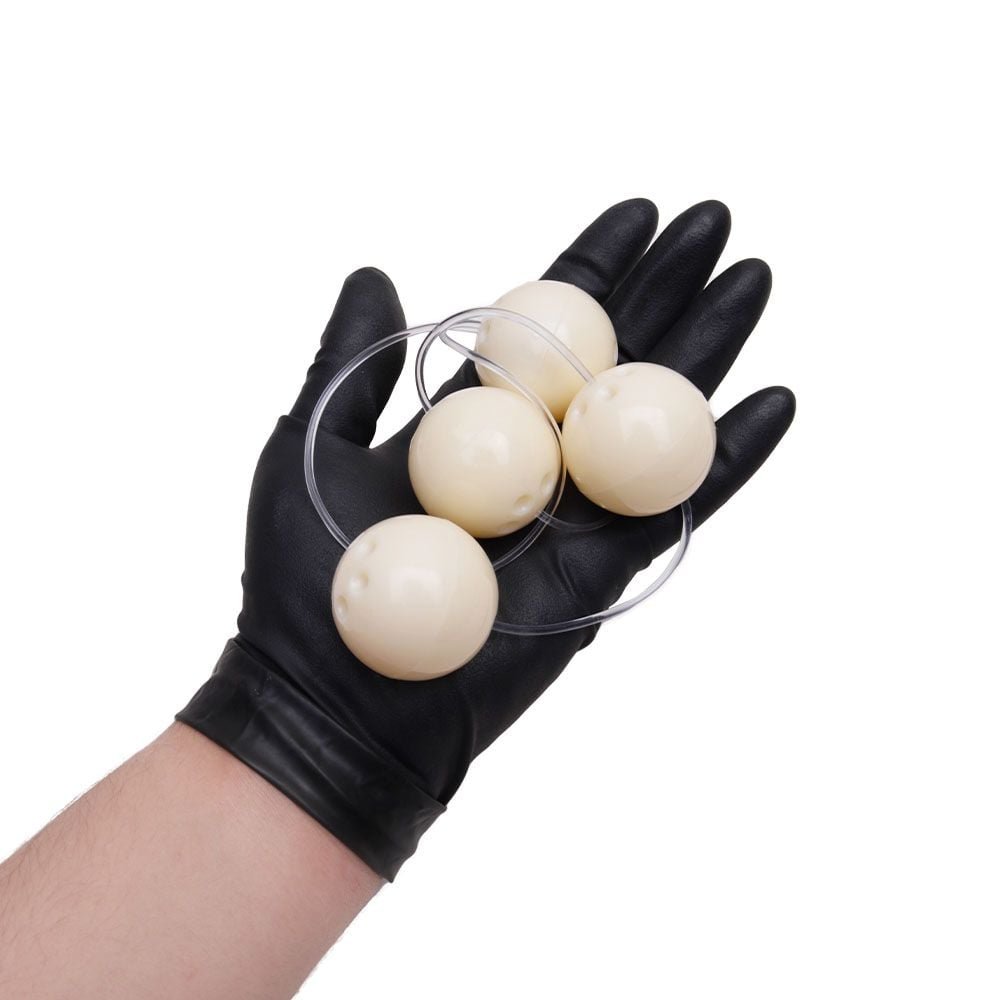 Kit Bolinha De Pompoar 04 Unidades Pau Brasil