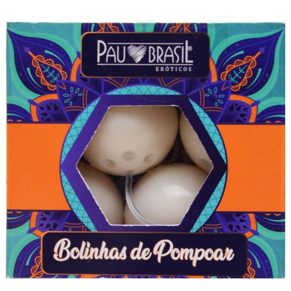 Kit Bolinha De Pompoar 04 Unidades Pau Brasil