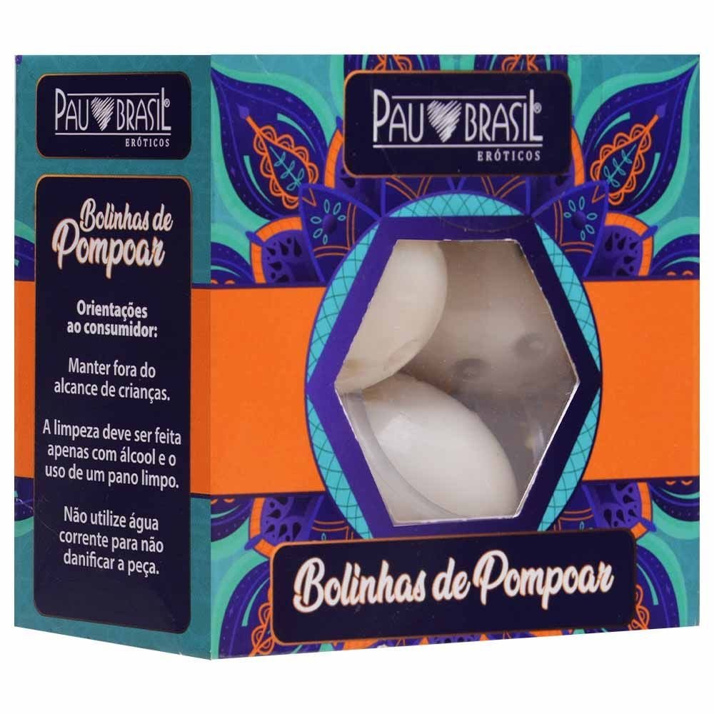 Kit Bolinha De Pompoar 04 Unidades Pau Brasil