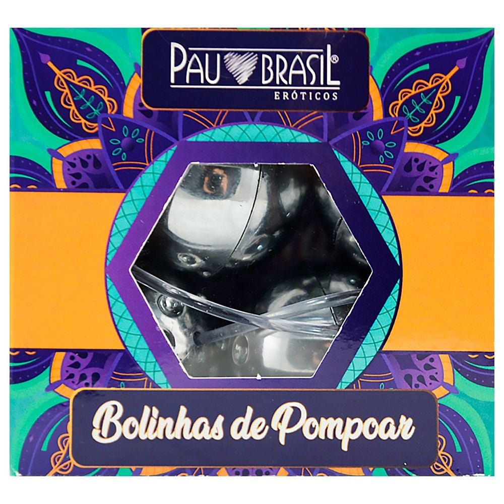 Kit Bolinha De Pompoar Cromada 04 Unidades Pau Brasil