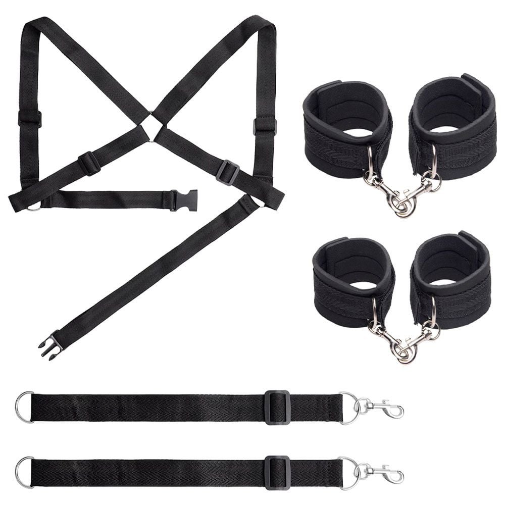 Kit Bondage 4 Em 1 Restrição Sado Youvibe Vipmix