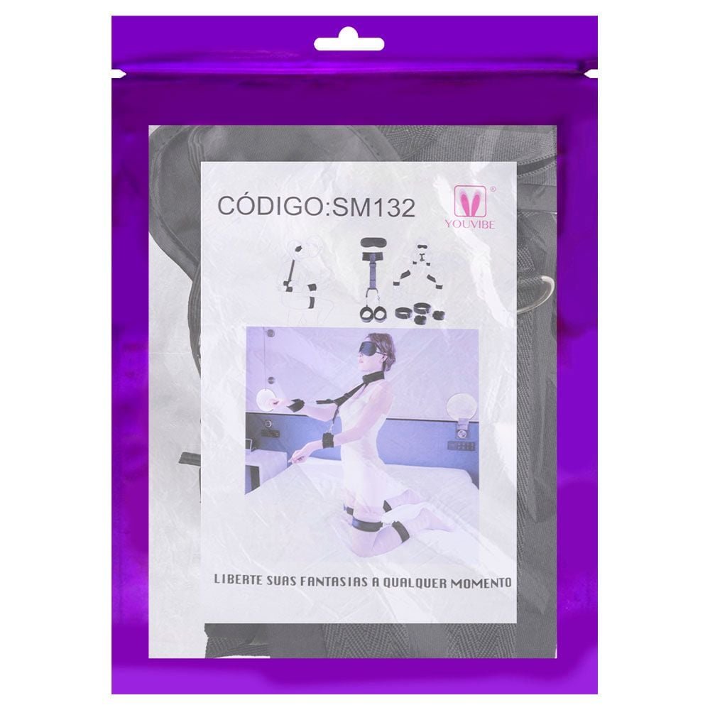 Kit Bondage Algemas Pulso Coxa Bdsm Youvibe Vipmix