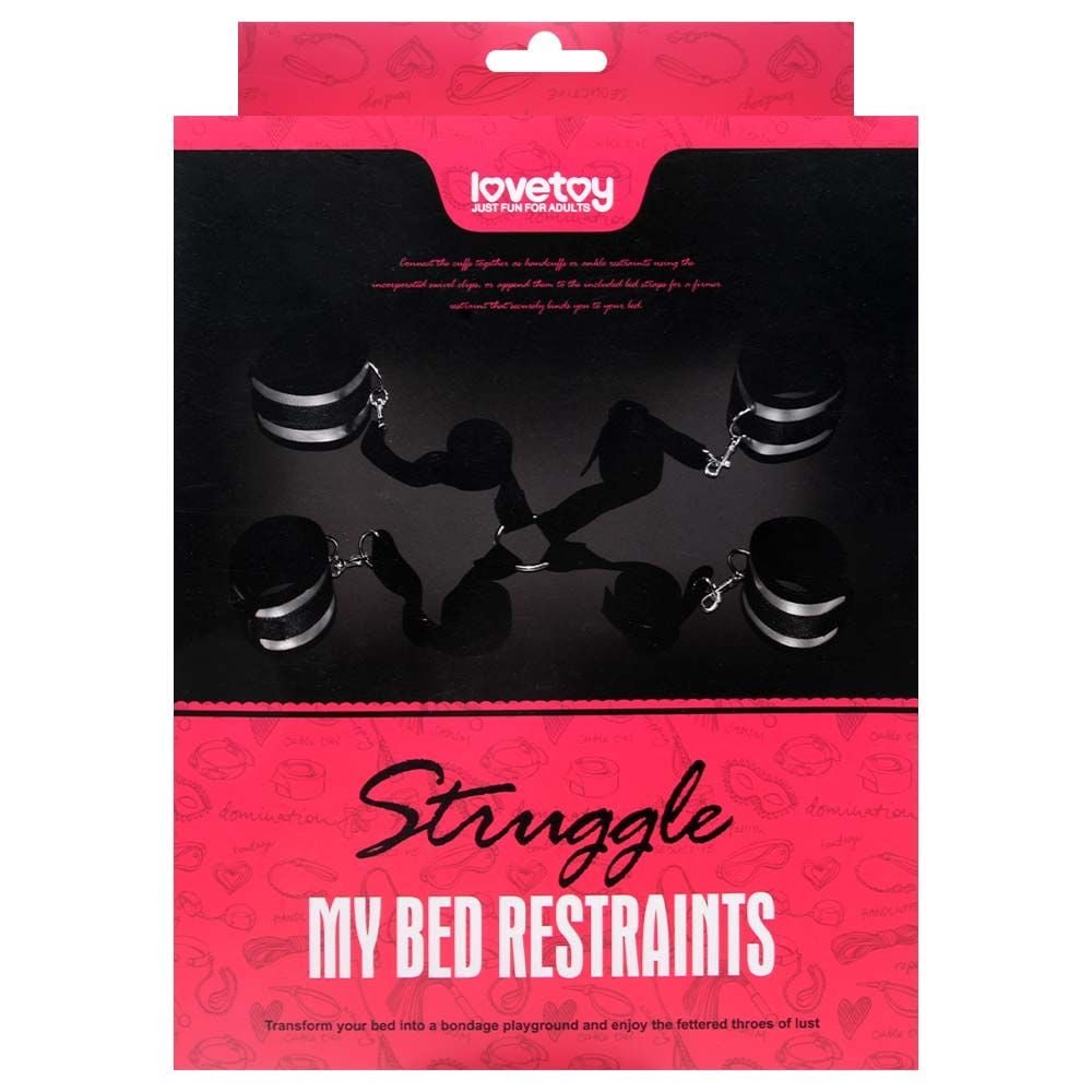 Kit Bondage Amarras Struggle My Bed Lovetoy Vipmix