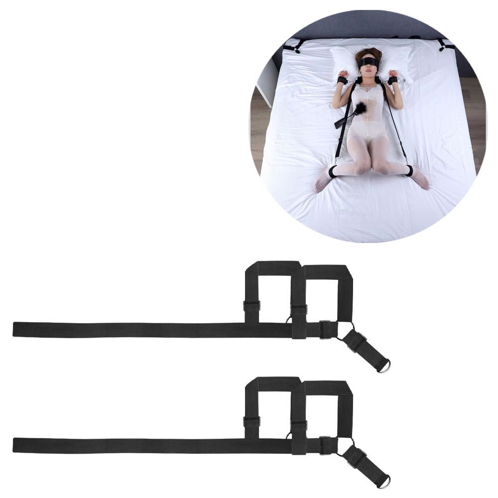 Kit Bondage Cama Algemas Ajustáveis Youvibe Vipmix