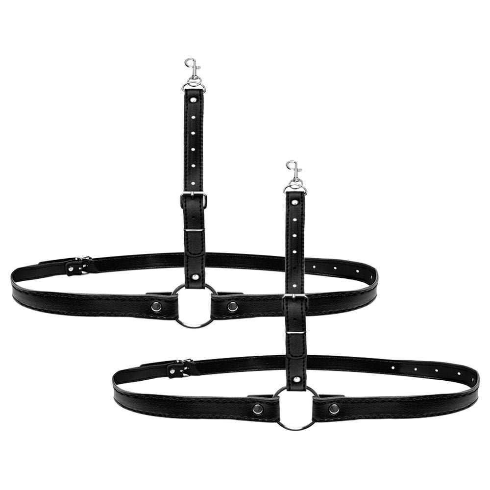 Kit Bondage Cintura Cruzada Coleira Youvibe Vipmix