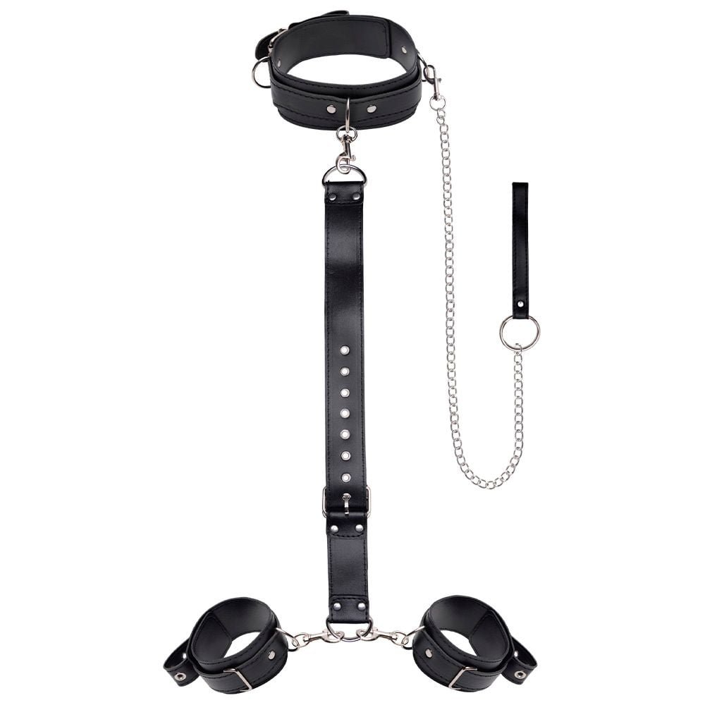 Kit Bondage Restrições Pescoço Pulsos Youvibe Vipmix