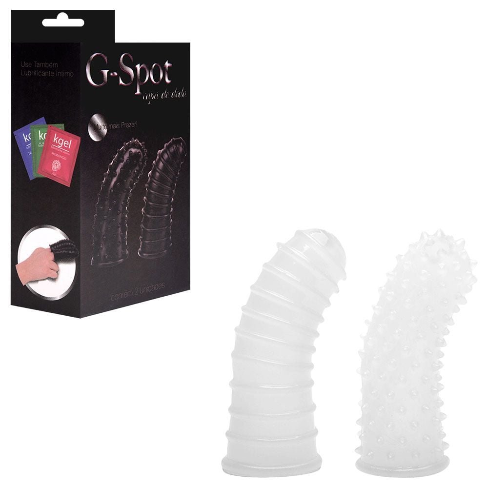 Kit Capa De Dedo G-spot Fosforescente Kgel