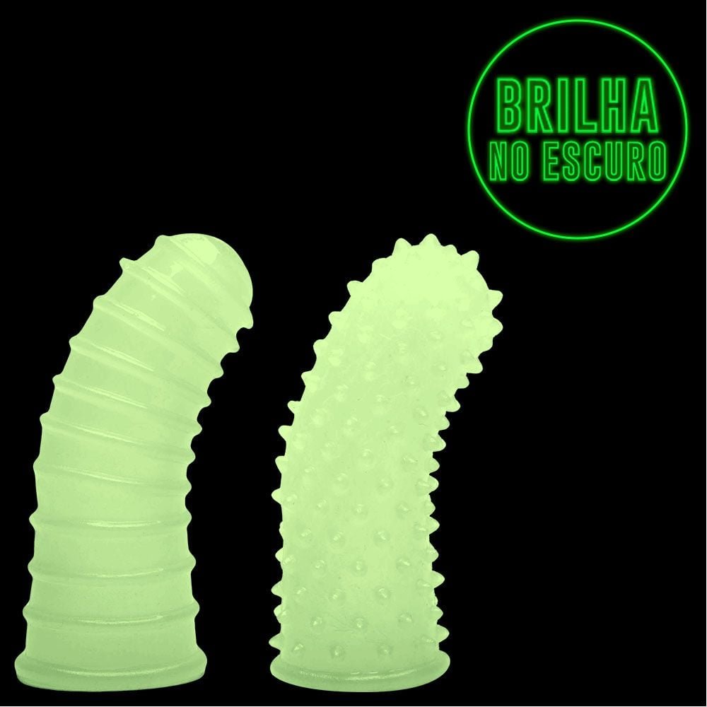 Kit Capa De Dedo G-spot Fosforescente Kgel