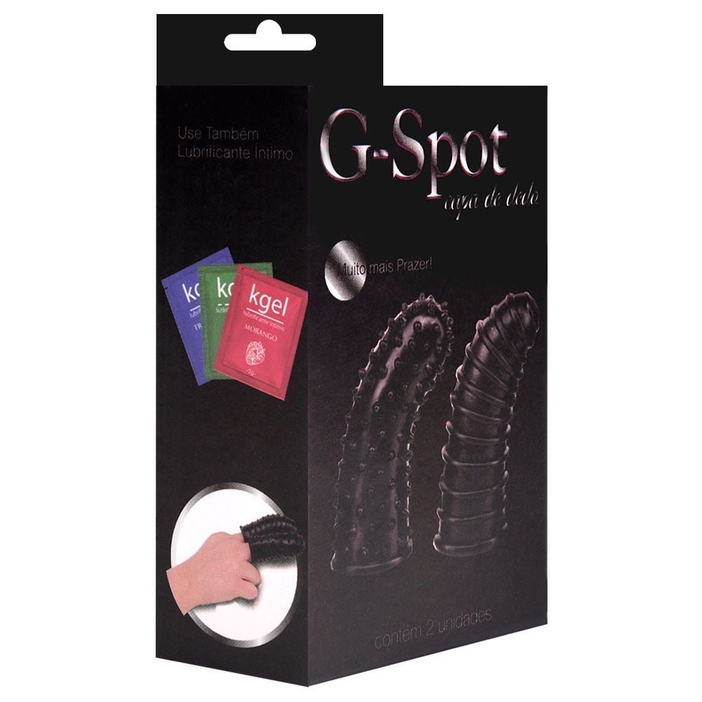 Kit Capa De Dedo G-spot Fosforescente Kgel