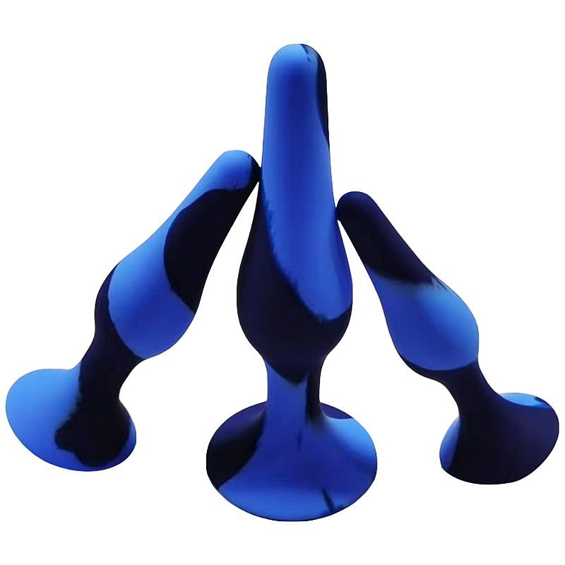 Kit com 3 Plug Anal - Silicone