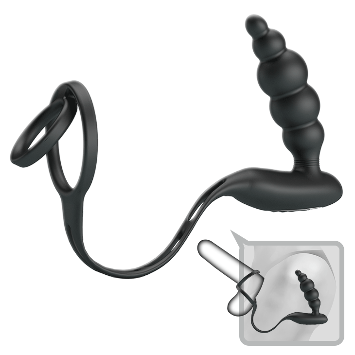 kit com 4 Produtos - Anel e Capa Peniana e Plug anal - Master Hunter - Pretty Love