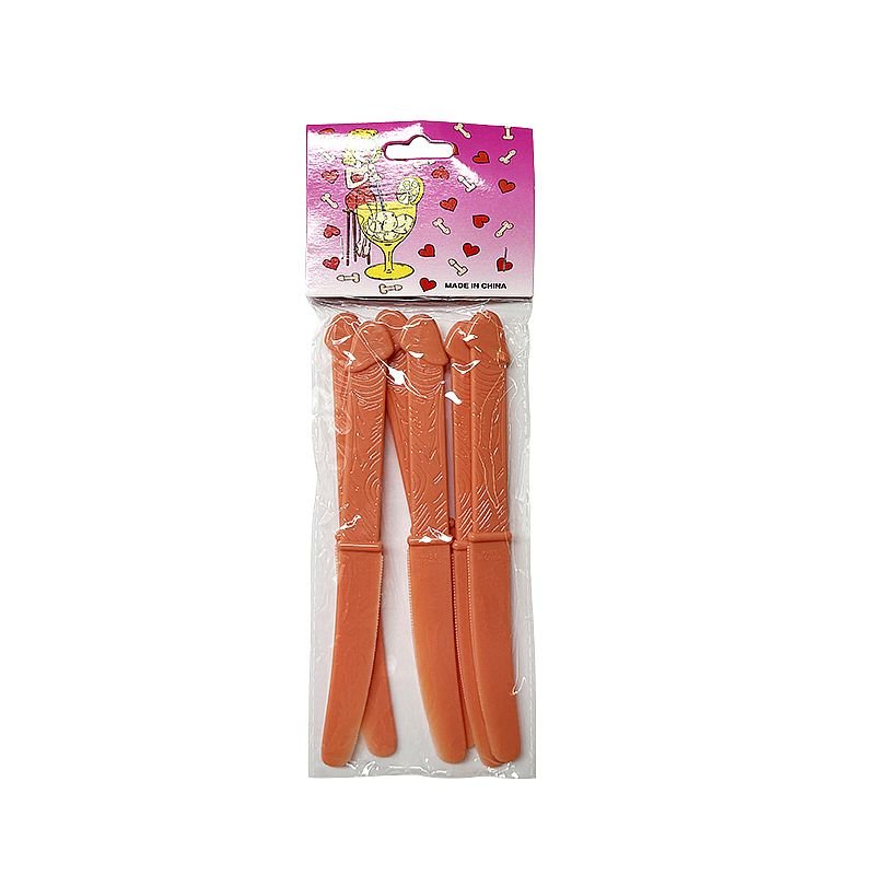 Kit com 6 Facas de Pênis