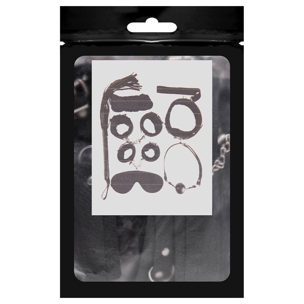 Kit Com 7 Itens Sado Erótico Bandage Sexy Import
