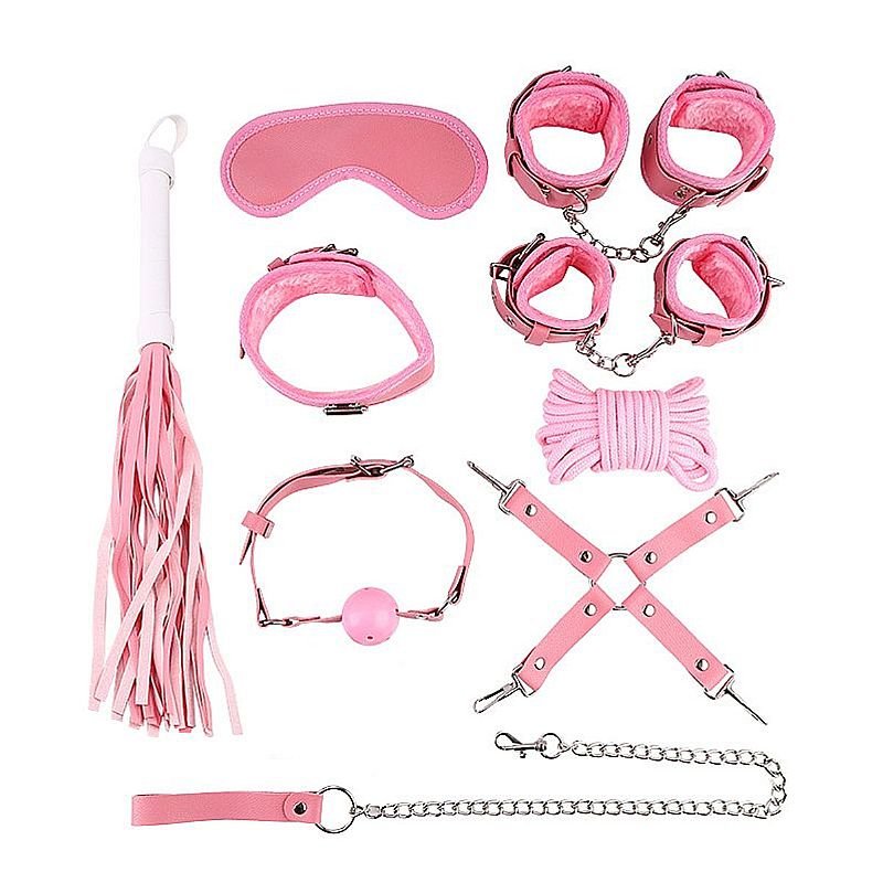 Kit com 8 Sado Erótico / Peluciado - Bandage BDSM