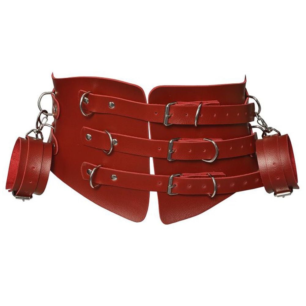 Kit Corset Com Algemas Luxo Dominatrixxx