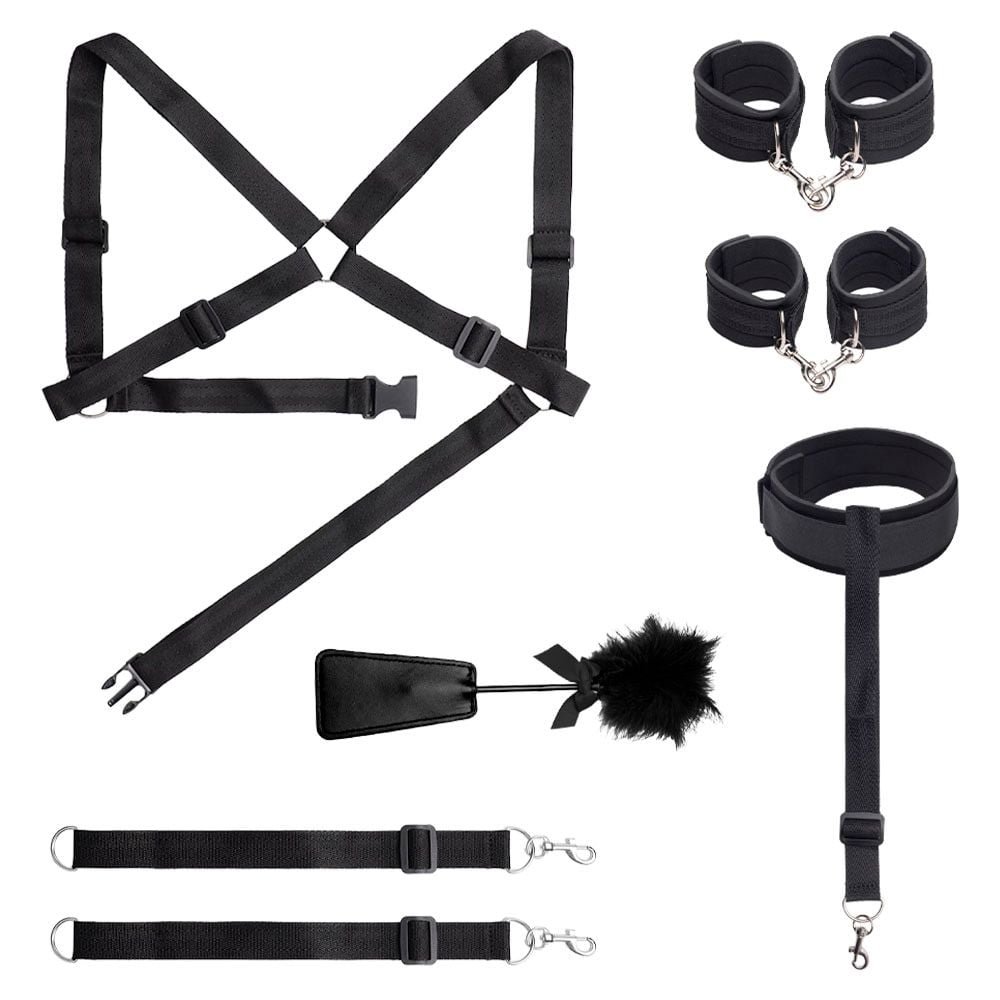 Kit De Bondage Com 7 Peças Sado Youvibe Vipmix