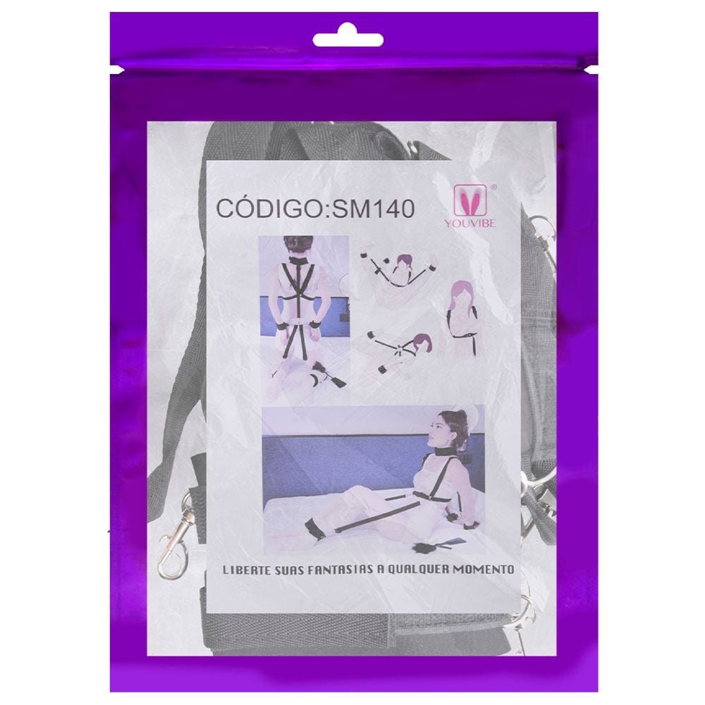 Kit De Bondage Com 7 Peças Sado Youvibe Vipmix