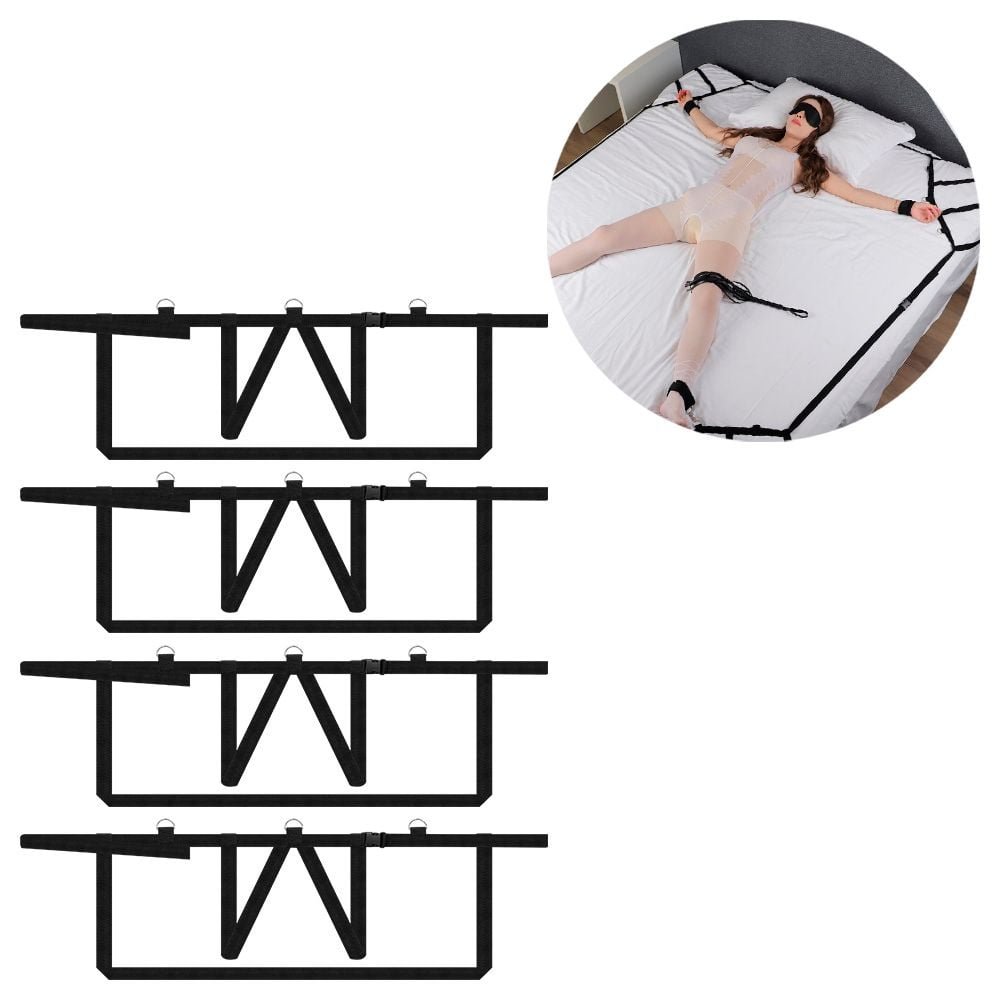Kit De Bondage Para Cama 10 Peças Youvibe Vipmix