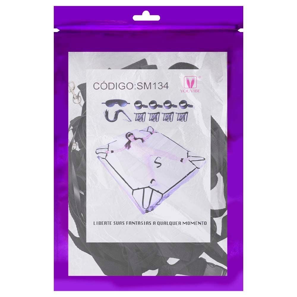 Kit De Bondage Para Cama 10 Peças Youvibe Vipmix